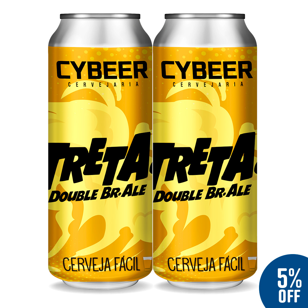 Cerveja TRETA! Double BR-ALE - 473ml