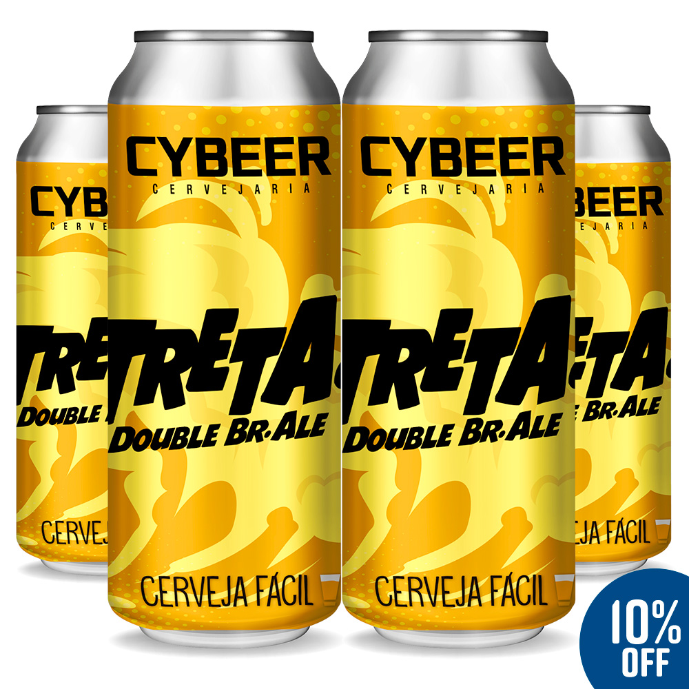 Cerveja TRETA! Double BR-ALE - 473ml
