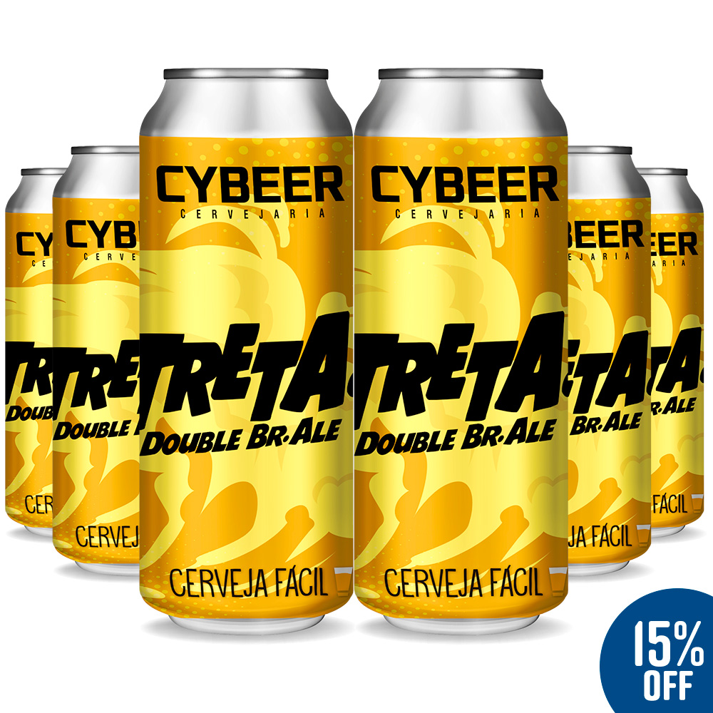 Cerveja TRETA! Double BR-ALE - 473ml