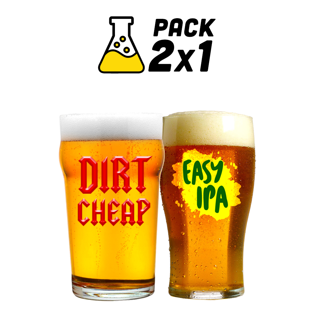 Pack de Receitas 2x1 - Easy IPA e Dirt Cheap