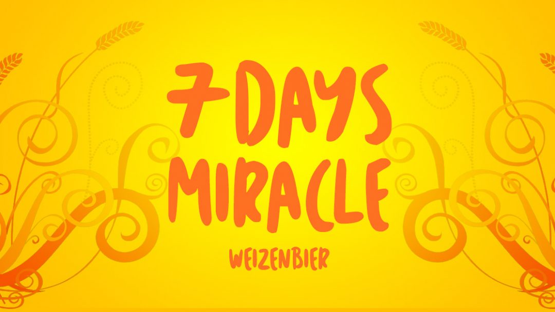 Receita da Semana: 7 Days Miracle Weizenbier